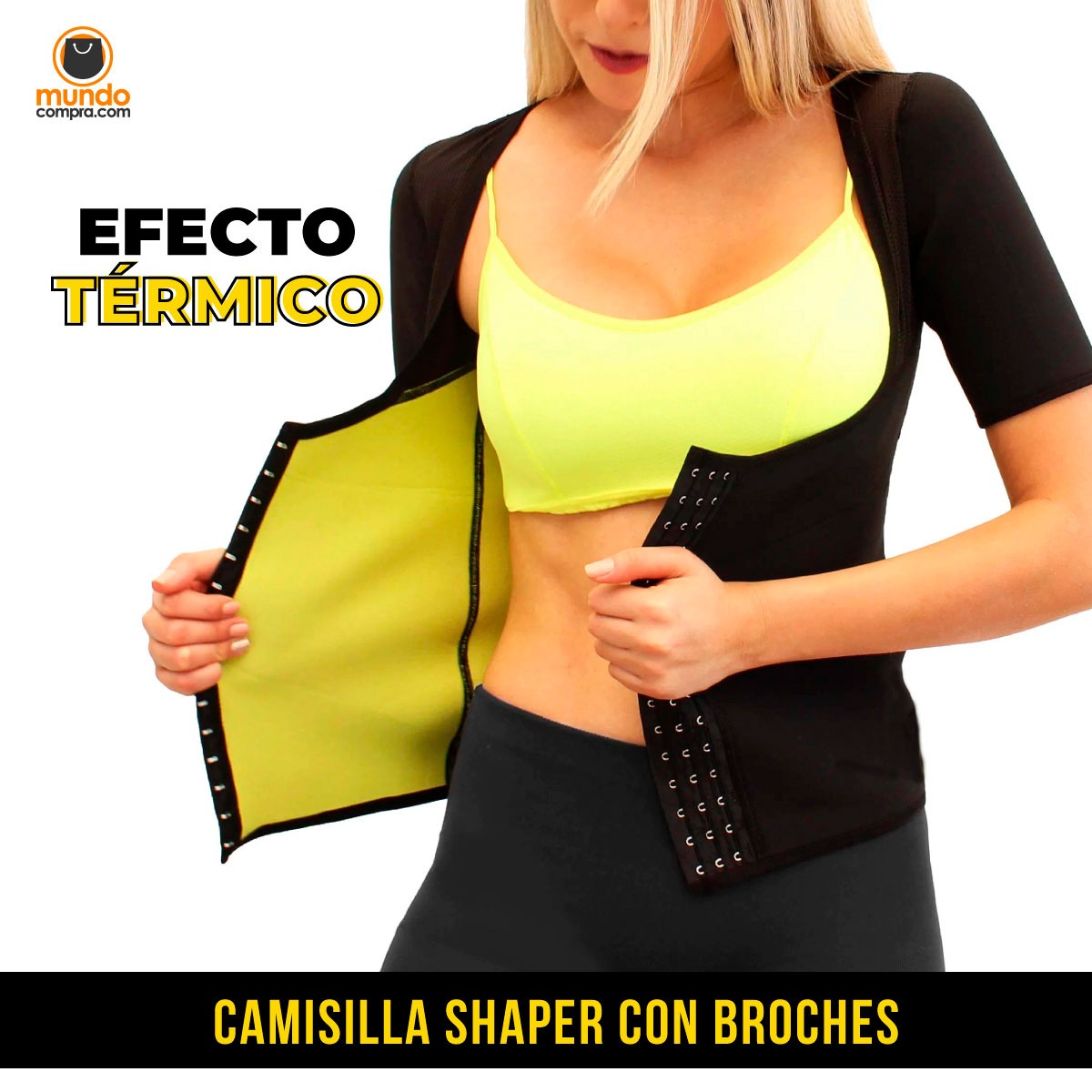 Camisilla shaper con broches