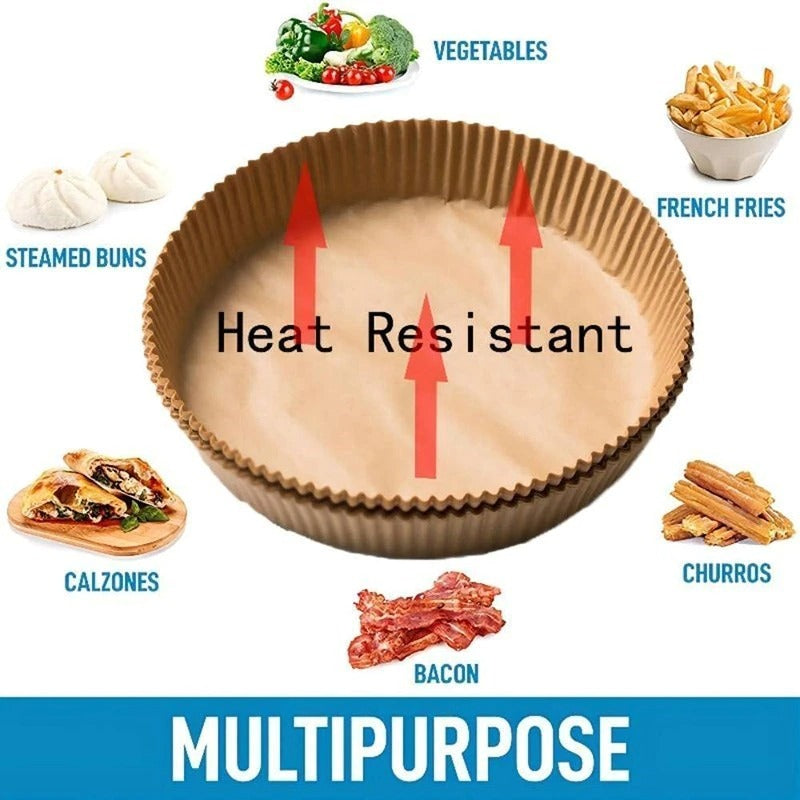 Papel Antiadherente Para Freidoras de aire