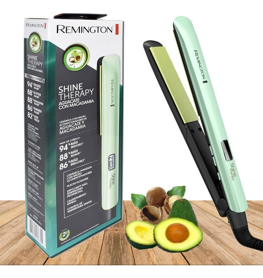 Plancha para cabello profesional con aguacate y macadamia