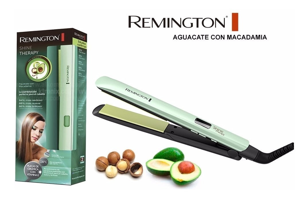 Plancha para cabello profesional con aguacate y macadamia