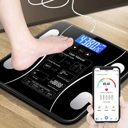 BÁSCULA BLUETOOTH CON APLICACIÓN MOVIL INFINIDAD DE DATOS